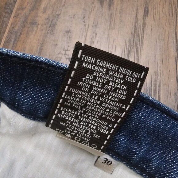 7 For All Mankind Womens 30 Blue Roxanne Ruched Leg Jeans Dostressed Pink Accent - Picture 8 of 8